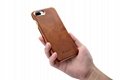 iCarer iPhone 7 Plus Metal Warrior Oil Wax Real Leather Back Case 15
