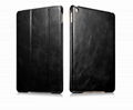 iCarer iPad Air 2/ iPad 6 Vintage Series Genuine Leather Stand Case Cover 2