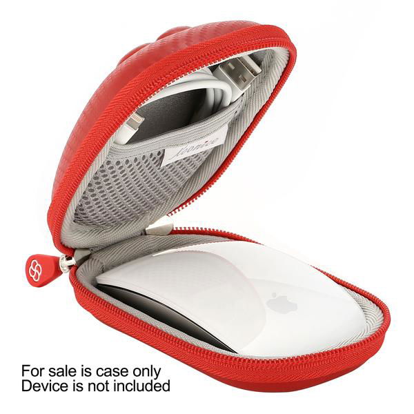 Apple Magic Mouse Case Bag Organizer-Red 3