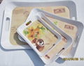 melamine  tablewares and tray with handle  2