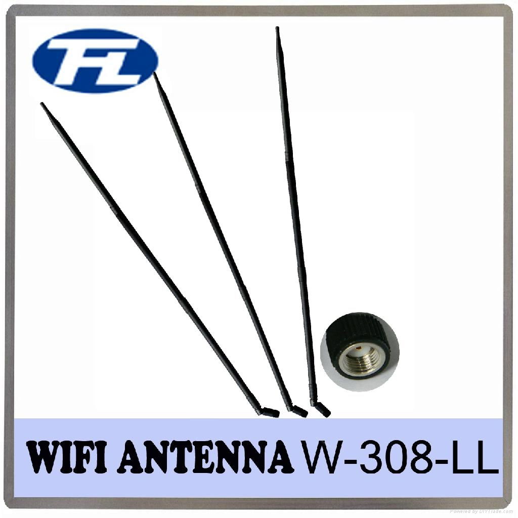 High gain 17dBi Wifi/2.4G rubber Antenna whip antenna 2