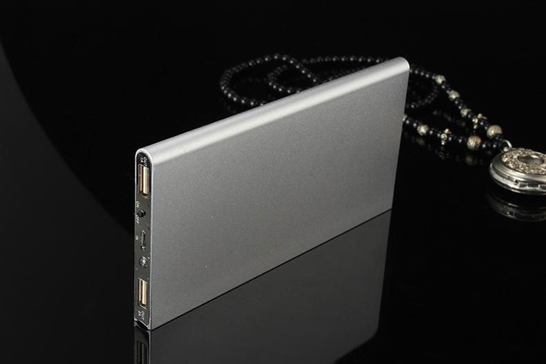 2015 HOT autumn newest 20000mah super slim super thin Polymer mobile power bank 4