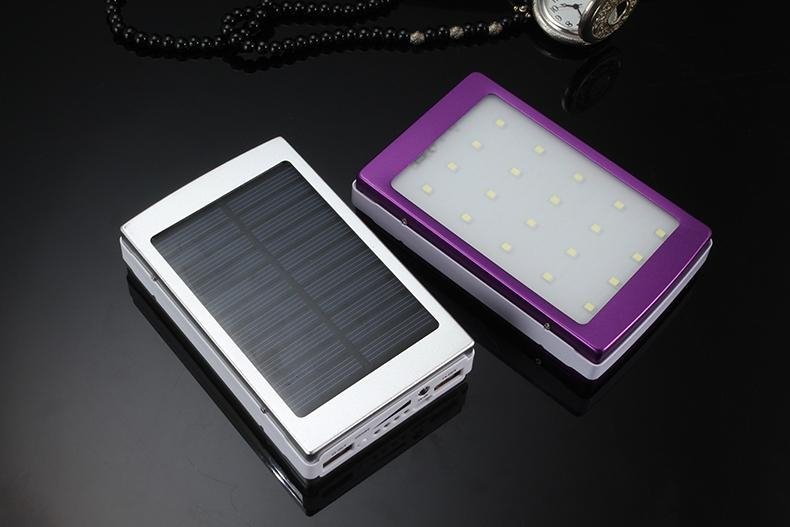 10000mAh USB Universal External Solar Battery Charger Power Bank for iPhone iPod 2