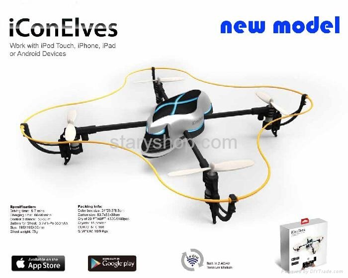 new arrival 2014 office smart rc toy iConElves IOS google play app