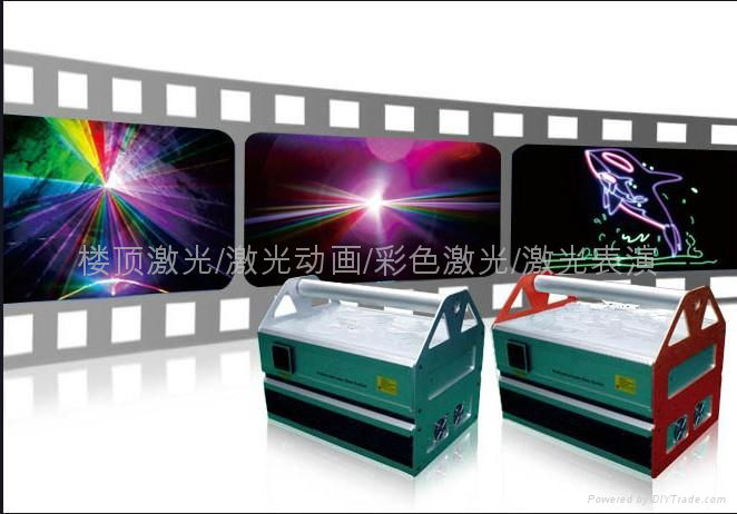 Water screen laser light