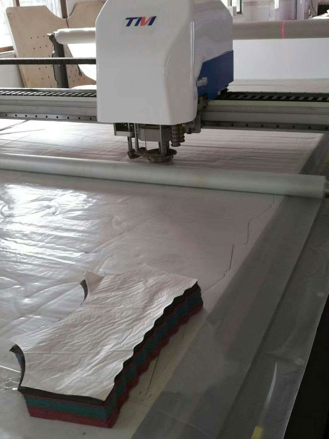 Auto feeding fabric cutting machine / textile cloth cutter 5