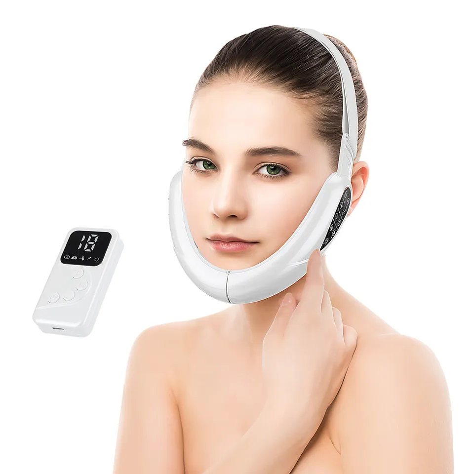 Double Chin Remove Electric V Face Lifting Machine EMS V-Face Shaping Massager  3