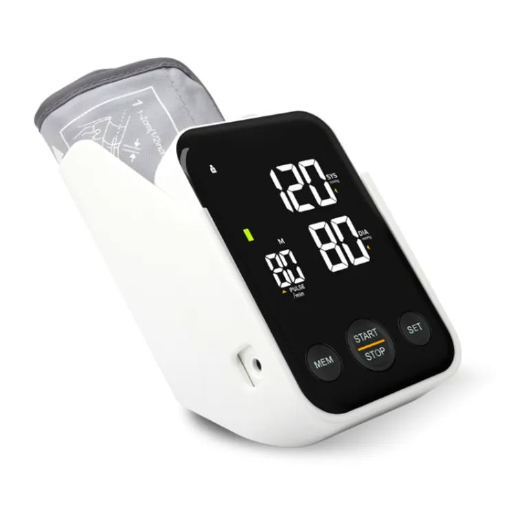 Home medical LED color screen intelligent voice electronic blood pressure monito