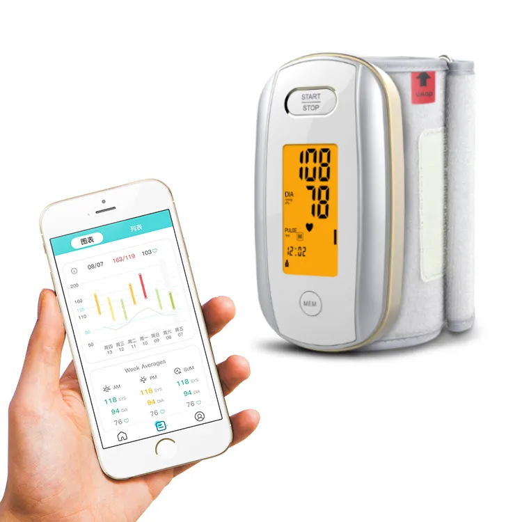 Customized customers provide APP for free Bluetooth blood pressure monitor 3