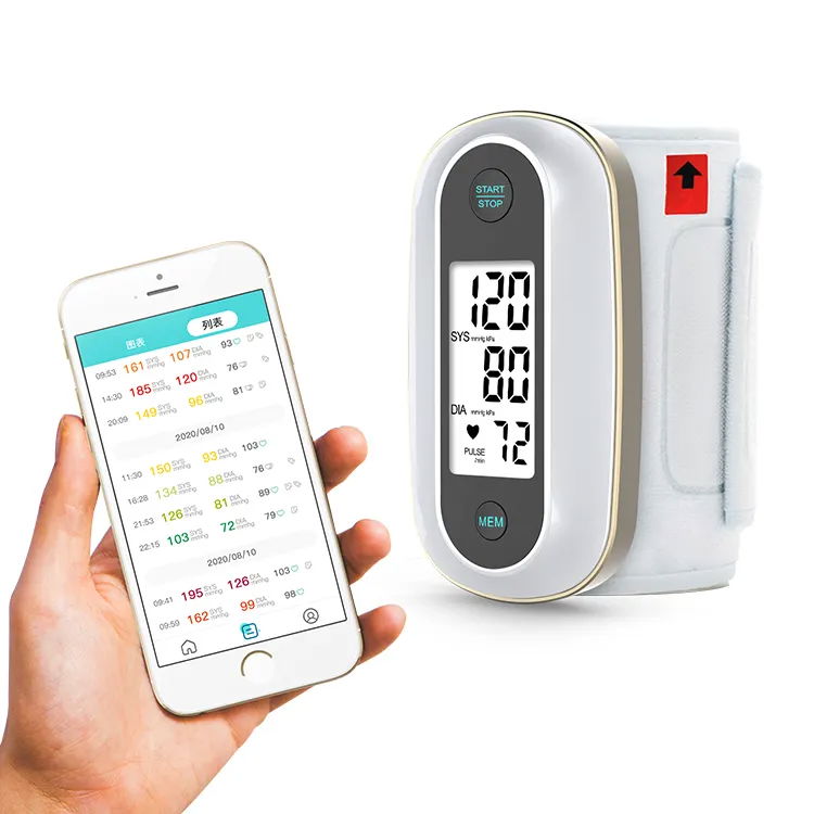 Blood Pressure Monitor Equipment Smart Connected Device free APP for Bluetooth 4