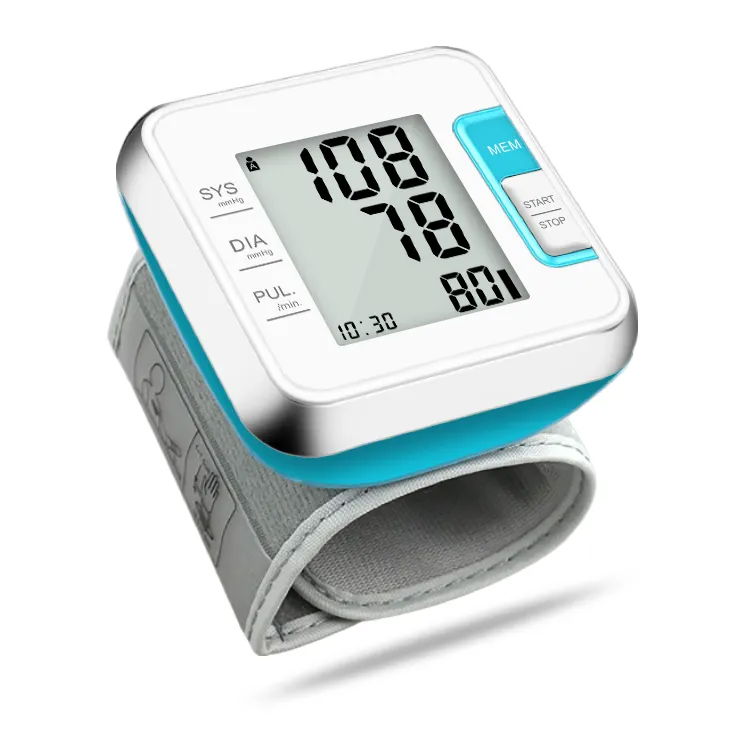 Home hypertension tester for the elderly portable voice wrist sphygmomanometer