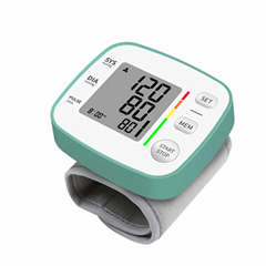 Wrist digital smart blood pressure heart rate monitor sphygmomanometer+OEM/UECTC