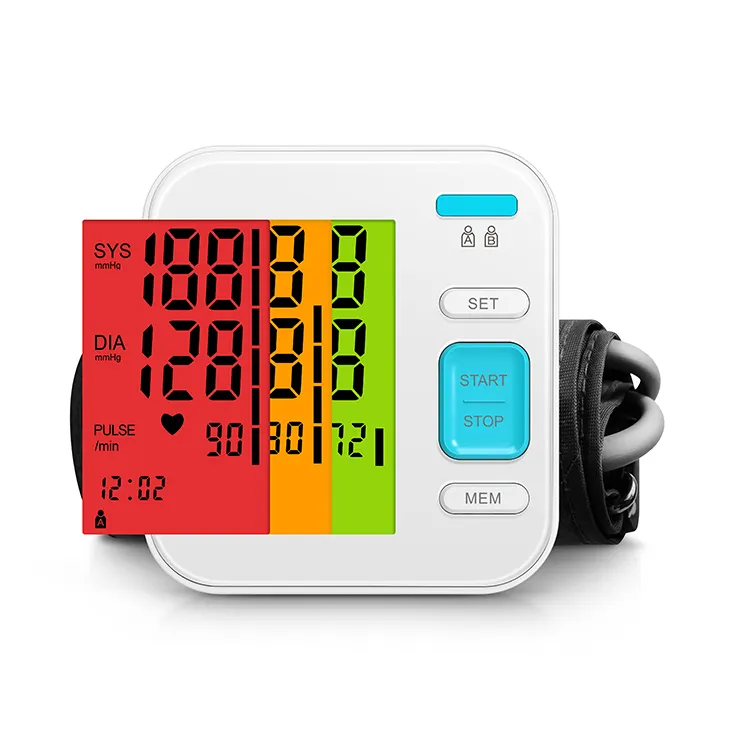 Three-color color screen intelligent voice upper arm blood pressure monitor+OEM 2