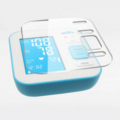 Arm digital electronic sphagmomanometer for the elderly home big blue screen
