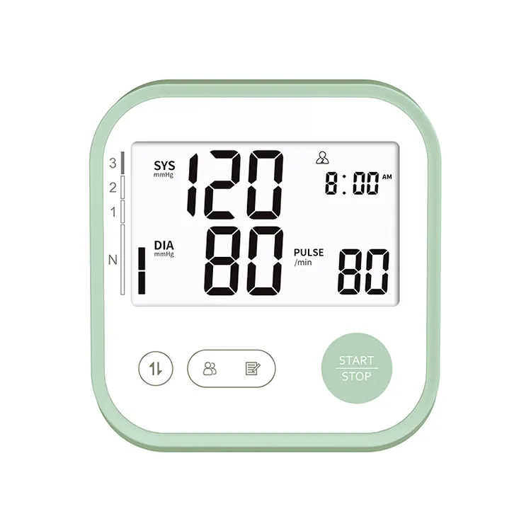 Wholesale Price Upper Arm big LCD BPM machine Sphygmomanometer Digital Blood 3