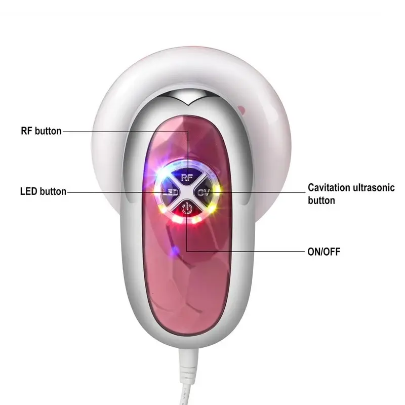 High-Frequency Massager Red LED Therapy Ultrasonic Body Skin Care Device+OEM/ODM 4