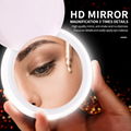 Magnification Vanity Height 3X Magnifying Glass LED light Cosmetic Makeup Mirror 1