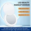 Magnification Vanity Height 3X Magnifying Glass LED light Cosmetic Makeup Mirror 4