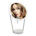 Led Lighted Travel Makeup Mirror Desktop Trifold Magnified Make Up Mirror+OEM 7