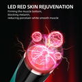 Rejuvenation led Wave Stimulation Infrared Red Light Therapy Face Massager+OEM 6