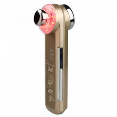 Led Light Photon Therapy Ultrasonic Ion Vibration Beauty Massager Machine Device