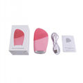 Waterproof Delicate Soft Vibration Massage Electric Silicone Face Clean Brush