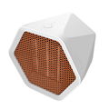 Shaking Head Portable Personal Warming Hot Air Desktop Mini Heater Warming Fan