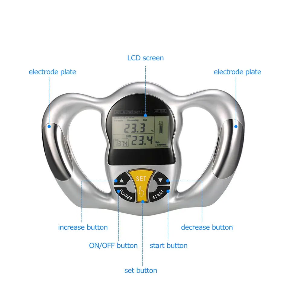 Hot Sale Health Care Digital Body Fat Tester 5