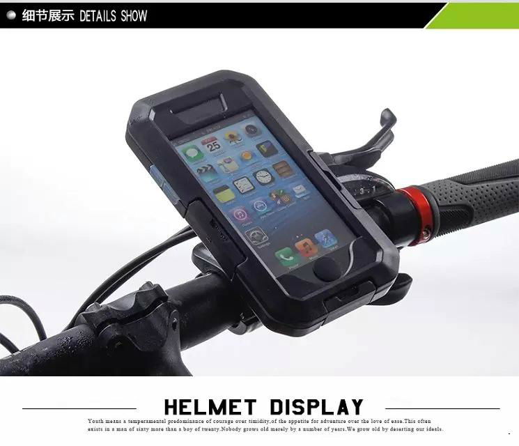 WPI6 Water-proof Stemcap Bike Mount Cell Phone Holder 5
