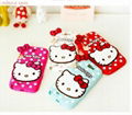 Hello Kitty Cat Phone Case, Cute Silicon Case for Samsung S3 S4 Note 2 Note 3