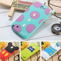 Disney Cartoon Silicon Mobile Phone Case Cover for Samsung Galaxy Note 2 Note 3  2