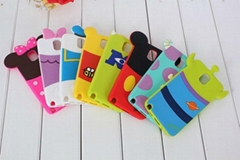 Disney Cartoon Silicon Mobile Phone Case Cover for Samsung Galaxy Note 2 Note 3