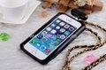 Luxury Brand Perfume Bottle Case New TPU Cover for iPhone 5 5S 4 4S With Chain 4