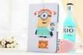 Despicable Me Cartoon Pattern 7 inch Leather Case Cover for Tablet PC Ebook GPS  4