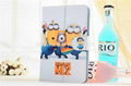 Despicable Me Cartoon Pattern 7 inch Leather Case Cover for Tablet PC Ebook GPS  2