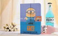 Despicable Me Cartoon Pattern 7 inch Leather Case Cover for Tablet PC Ebook GPS  6