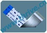 Single-sided shielding with aluminum or copper foil. 