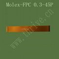 0.3mm Pitch Premo-Flex Etched Copper Polyimide Jumper, molex fpc vietnam 1