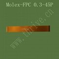 0.3mm Pitch Premo-Flex Etched Copper Polyimide Jumper, molex fpc vietnam