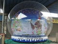 Giant Inflatable Human Snow Globe for Christmas Holiday