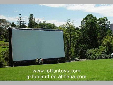 Inflatable Cube Movie Screen for Advertising 3
