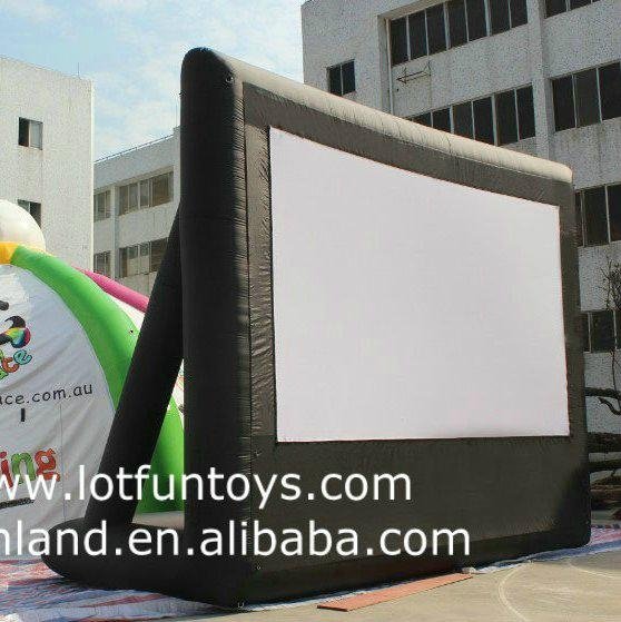 Inflatable Cube Movie Screen for Advertising 2
