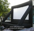 Inflatable Cube Movie Screen for Advertising