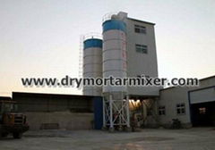 Dry mortar mixing plant