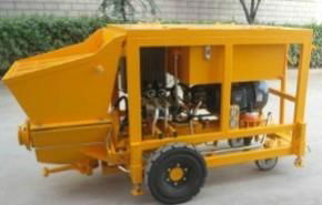 Wet-mix shotcrete pump