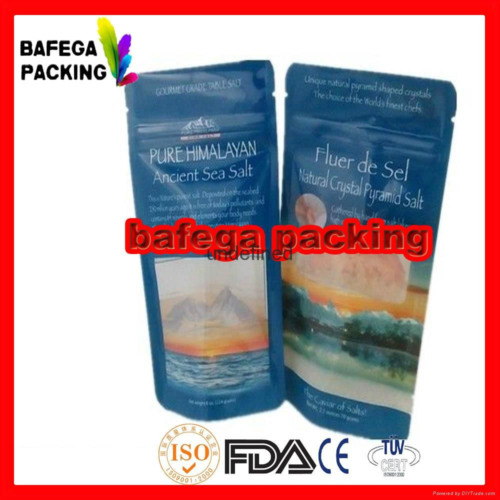 Food grade sea salt plastic bags for spices