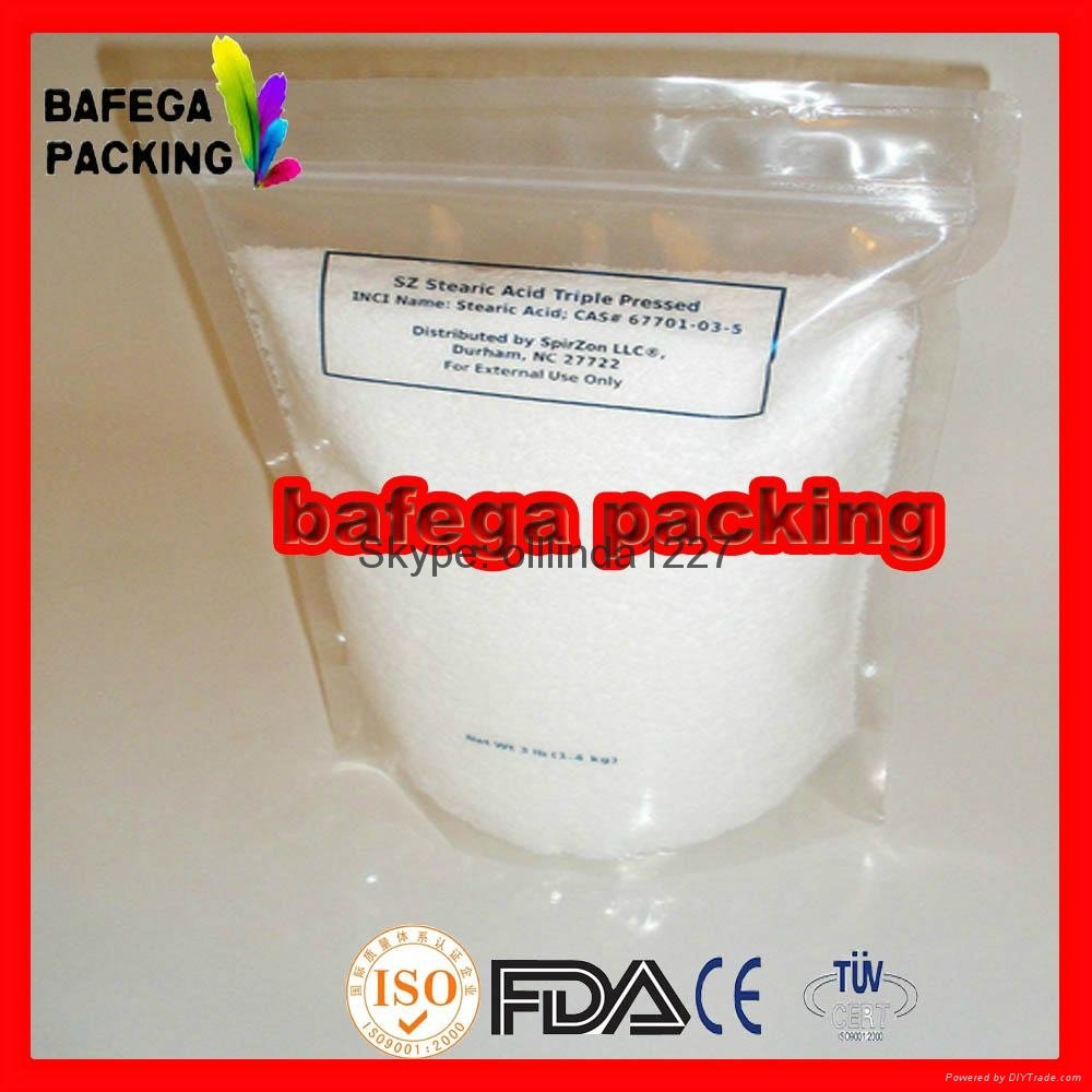 Custom waterproof bags /200g 500g 1kg printed salt bag grade plastic food bag /c 3
