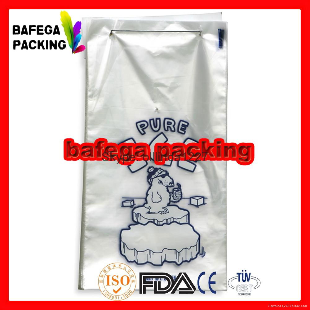 Food grade PE plastic wicket printed bread poly bag