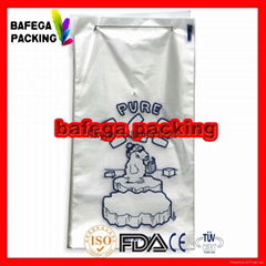 Food grade PE plastic wicket printed bread poly bag