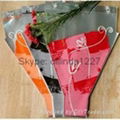 Printed Plastic Flower Bags / single